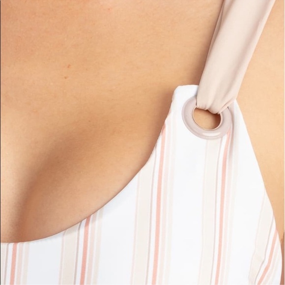 Anthropologie x Tavik Swim AXEL White and Tapioca One Piece, size small - Picture 5 of 12